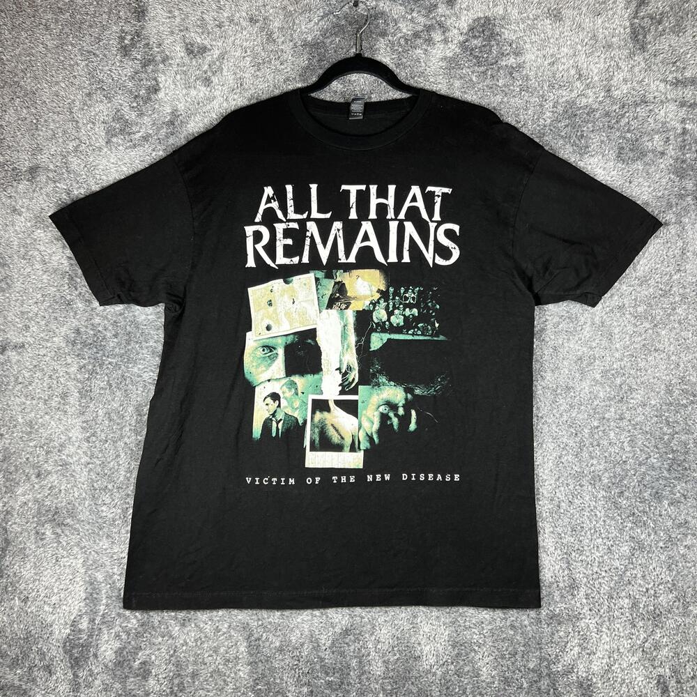 Tultex Shirt Mens XL Black All That Remains Band Victim Of The New Disease